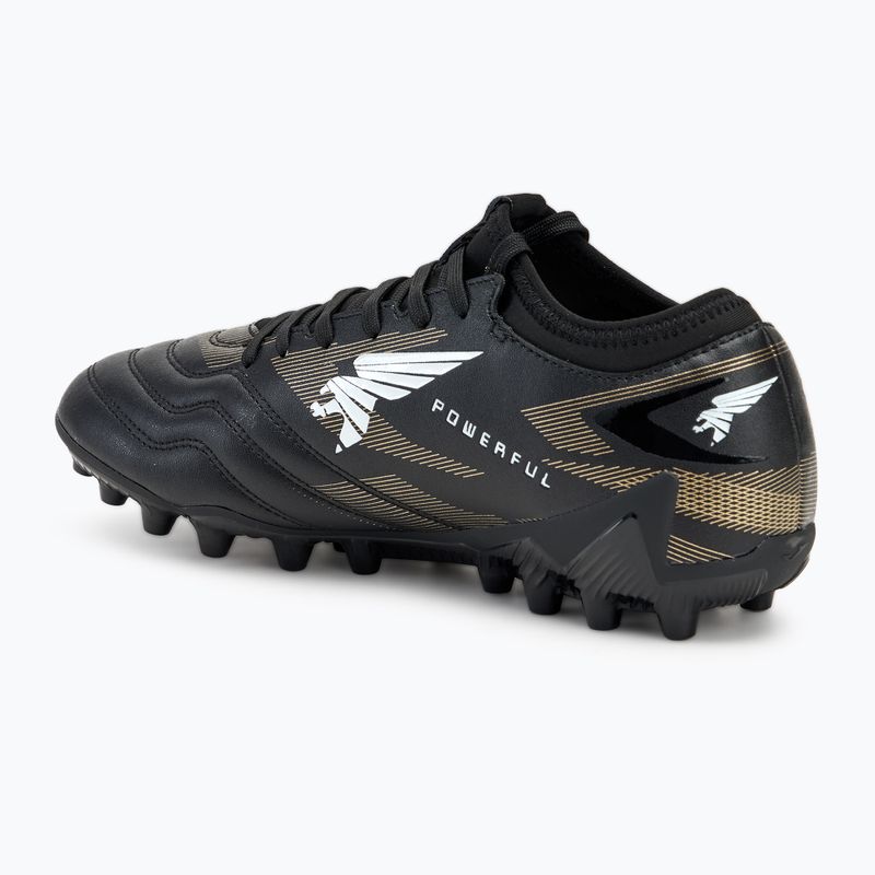 Scarpe da calcio da uomo Joma Powerful AG nero/oro 3