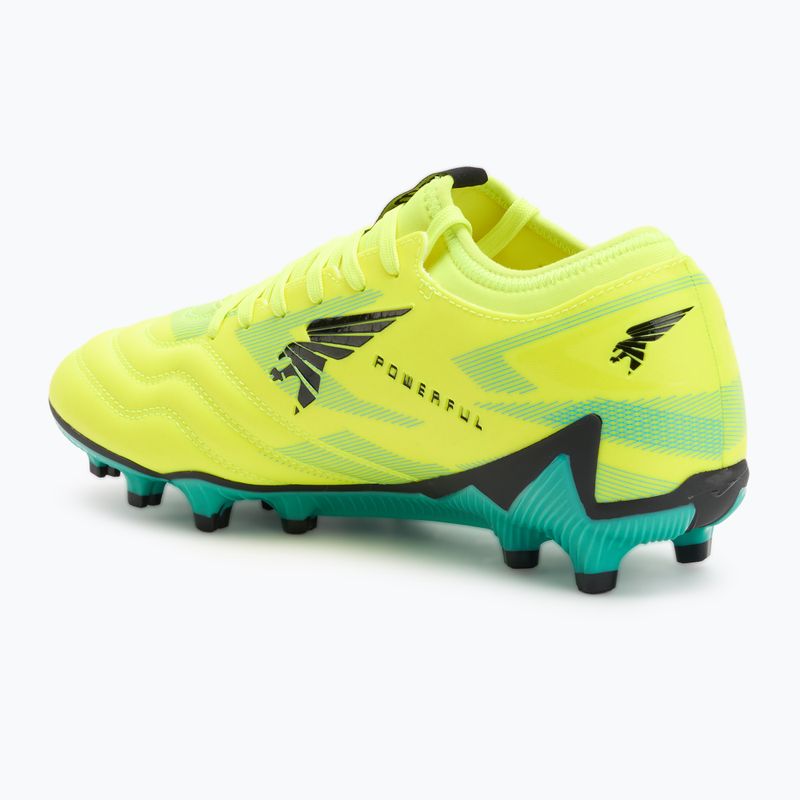 Scarpe da calcio Joma Powerful FG lemon fluor/turchese da uomo 3