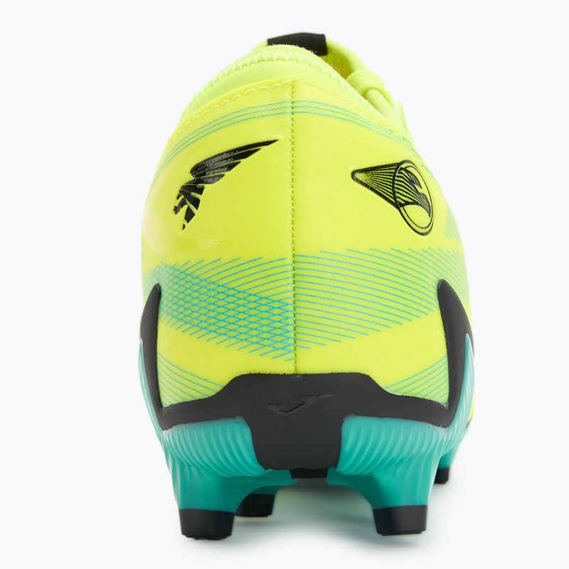 Scarpe da calcio Joma Powerful FG lemon fluor/turchese da uomo 6
