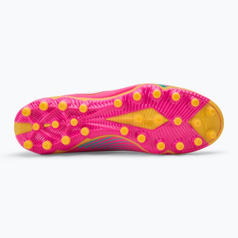 Scarpe da calcio Propulsion AG rosa/giallo da uomo 4