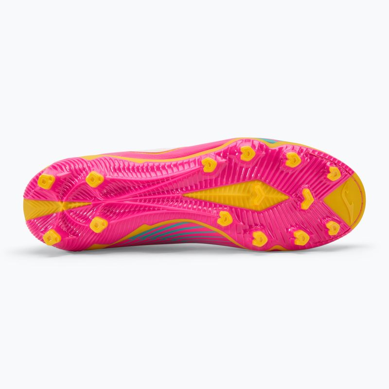 Scarpe da calcio Joma Propulsion FG da uomo rosa/giallo 4