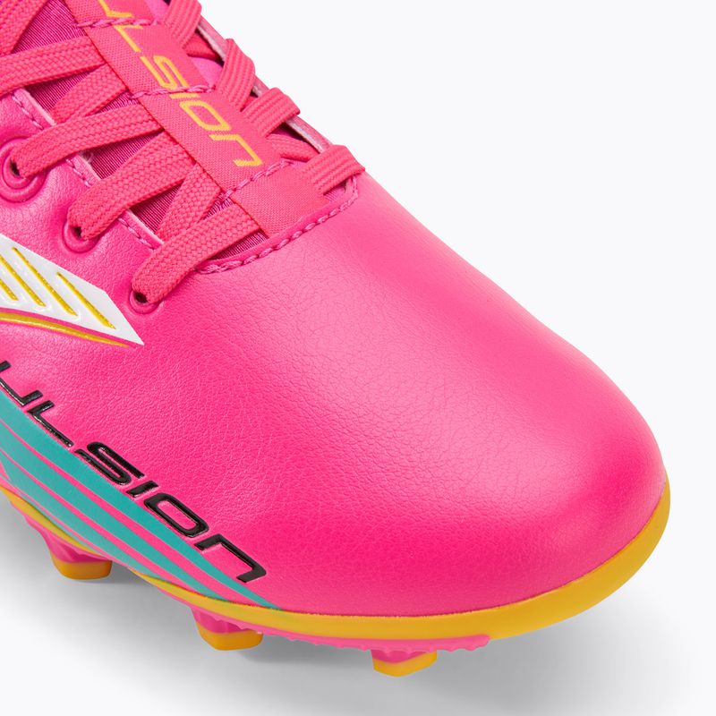 Scarpe da calcio Joma Propulsion FG da uomo rosa/giallo 7