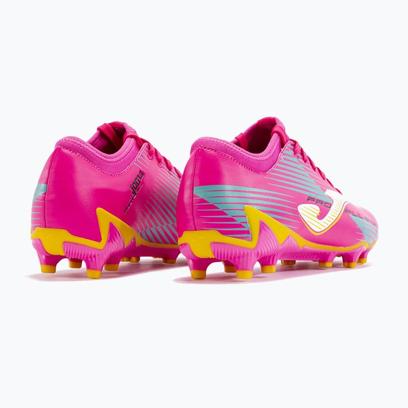 Scarpe da calcio Joma Propulsion FG da uomo rosa/giallo 10