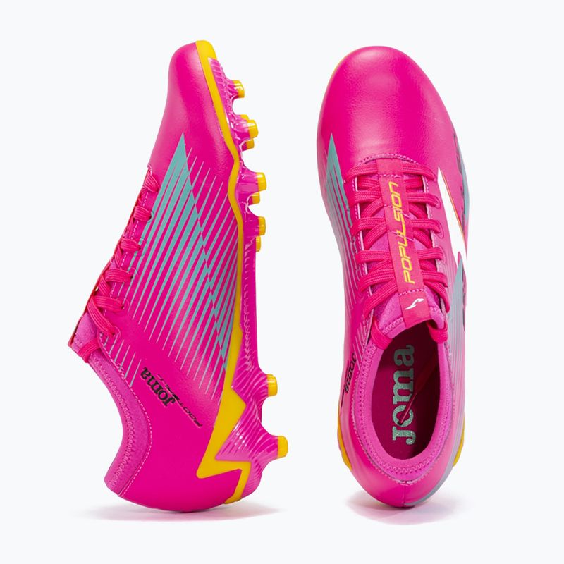 Scarpe da calcio Joma Propulsion FG da uomo rosa/giallo 11
