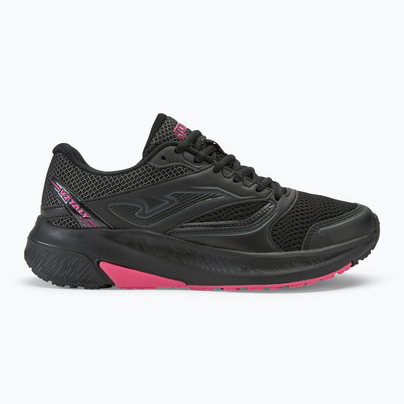 Scarpe da corsa da donna Joma Vitaly nero/rosa 2