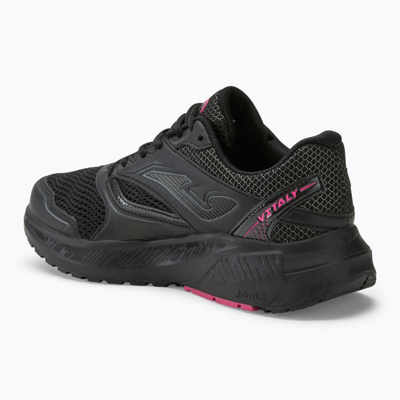 Scarpe da corsa da donna Joma Vitaly nero/rosa 3