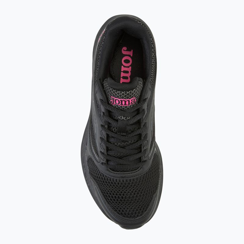 Scarpe da corsa da donna Joma Vitaly nero/rosa 5