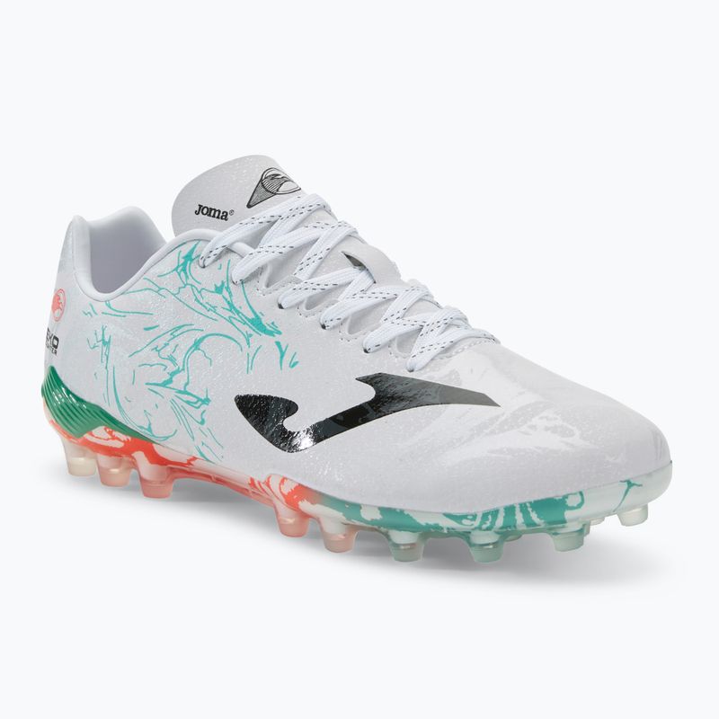 Scarpe da calcio Supercopa AG da uomo bianco/turchese