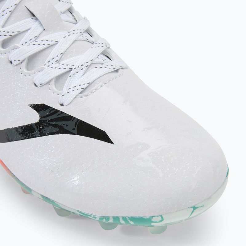 Scarpe da calcio Supercopa AG da uomo bianco/turchese 7