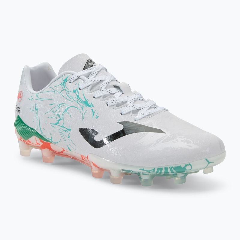 Scarpe da calcio Joma Supercopa FG da uomo bianco/turchese