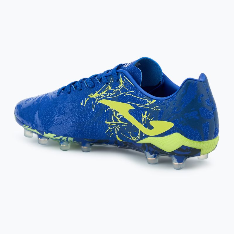 Joma Supercopa FG scarpe da calcio uomo royal/lemon fluor 3