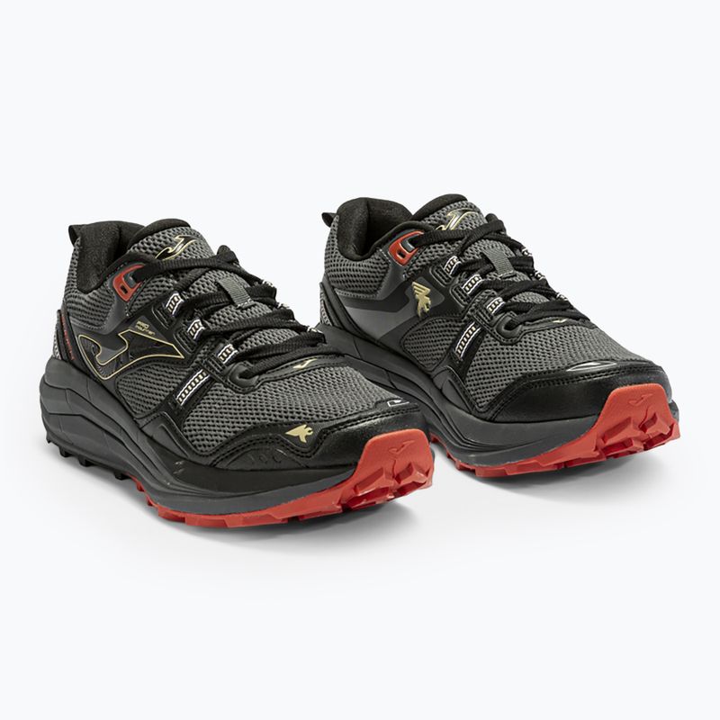 Scarpe da corsa da uomo Joma Shock nero/rosso 9