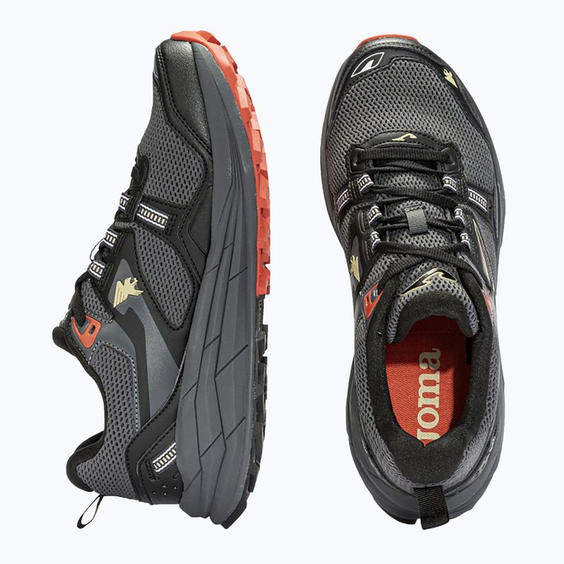 Scarpe da corsa da uomo Joma Shock nero/rosso 11