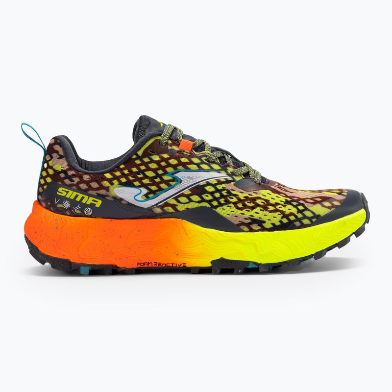 Scarpe da corsa Joma Sima marrone/giallo da uomo 8