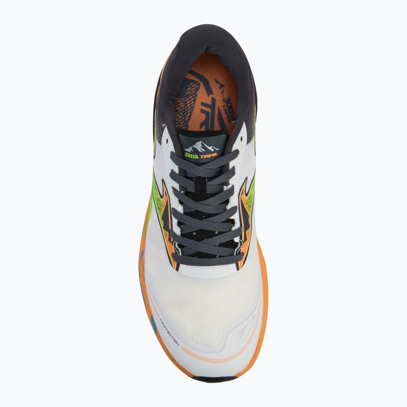 Joma TR-7000 scarpe da corsa da uomo bianco/giallo 5