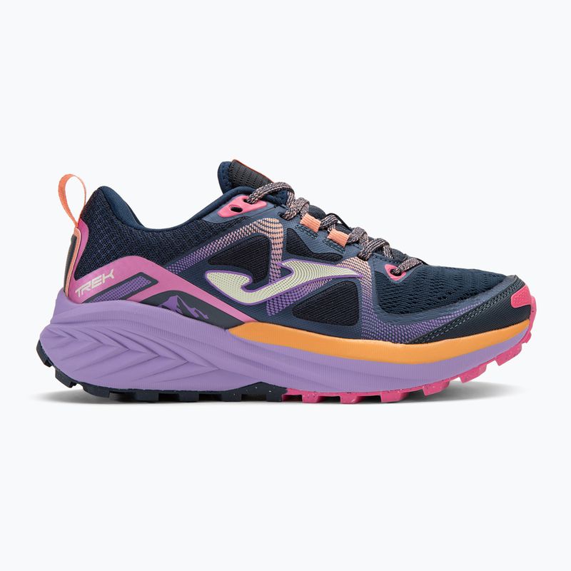 Scarpe da corsa Joma Trek da donna navy/viola 2