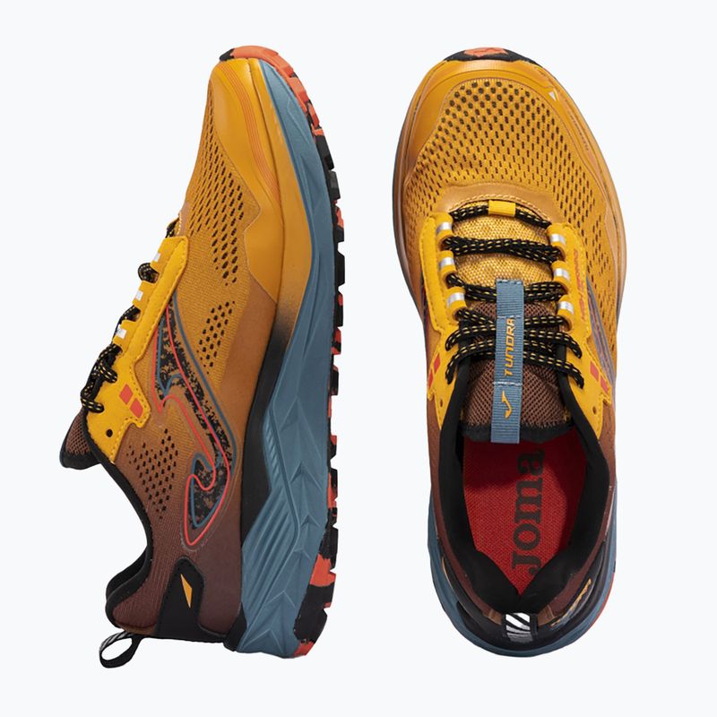 Scarpe da corsa Joma Tundra senape/marrone da uomo 4