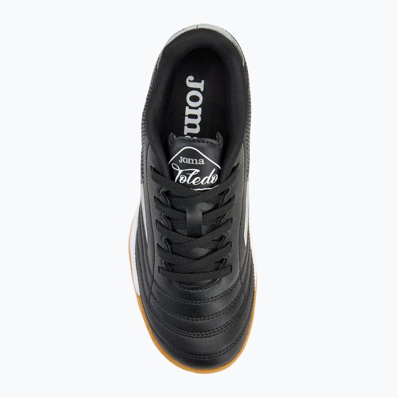 Scarpe da calcio per bambini Joma Toledo IN bianco/nero 5