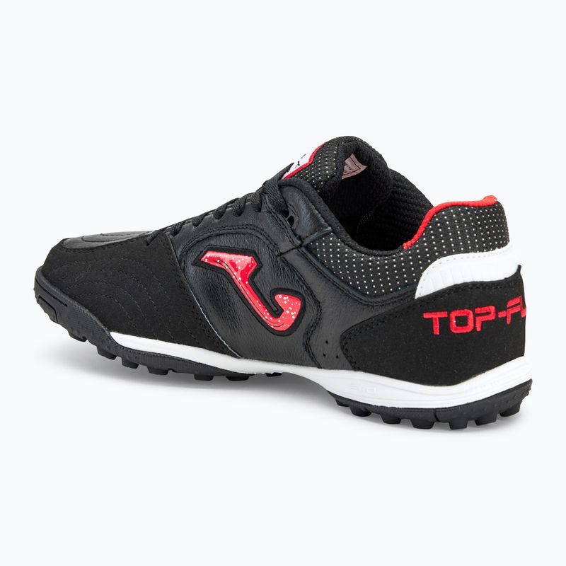 Scarpe da calcio da uomo Joma Top Flex TT nero/rosso 3