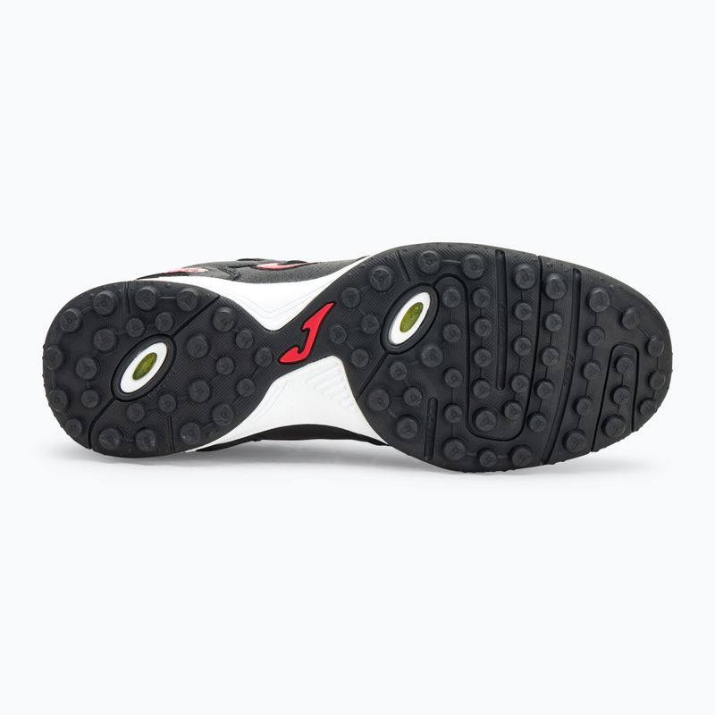 Scarpe da calcio da uomo Joma Top Flex TT nero/rosso 4