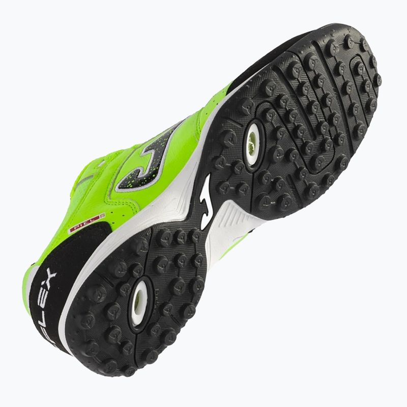Scarpe da calcio da uomo Joma Top Flex TF verde fluoro 12