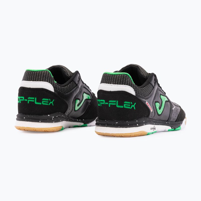 Scarpe da calcio da uomo Joma Top Flex Rebound IN nero/verde 3