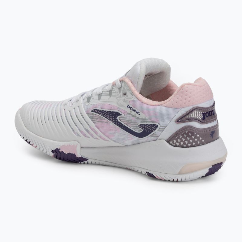 Scarpe da tennis da donna Joma Point Lady AC bianco/rosa 3
