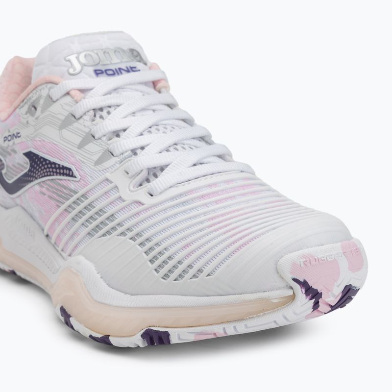Scarpe da tennis da donna Joma Point Lady AC bianco/rosa 7
