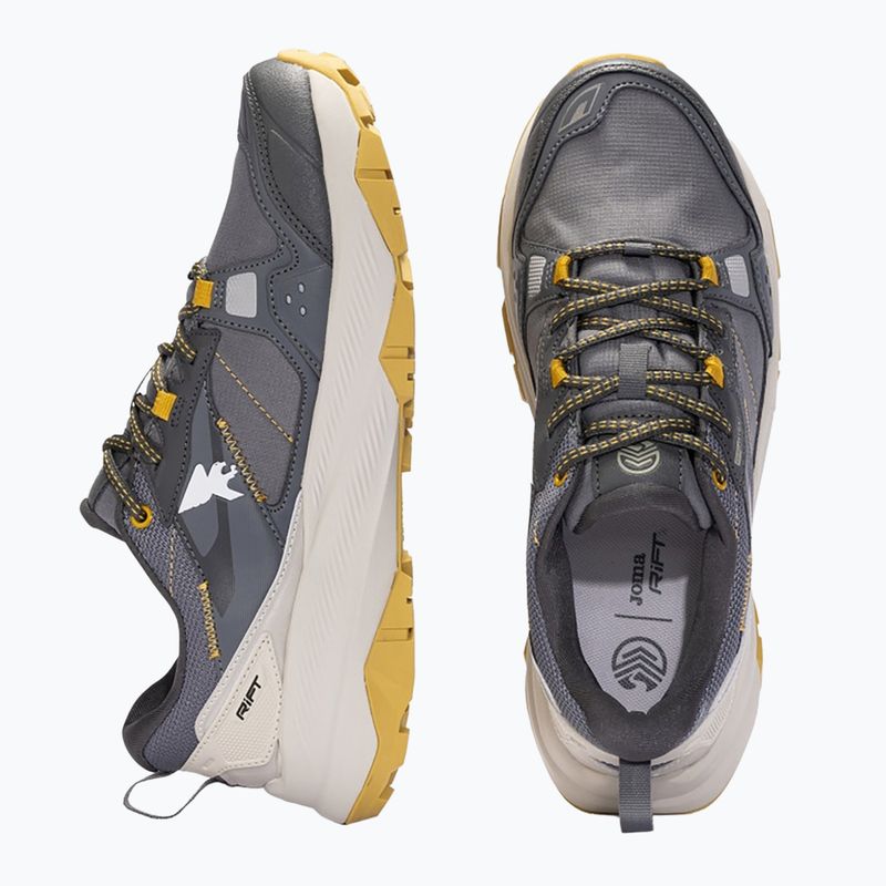 Scarpe da corsa da uomo Joma Rift Aislatex grigio chiaro/senape 11