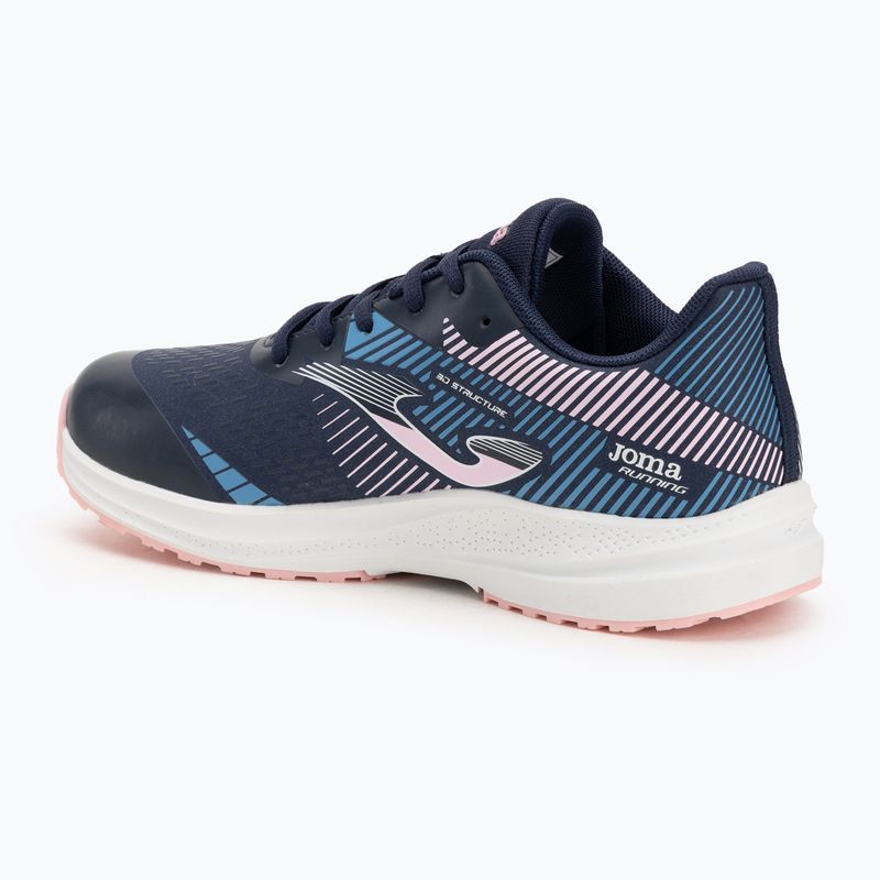 Scarpe da corsa per bambini Joma 30, blu/rosa 5