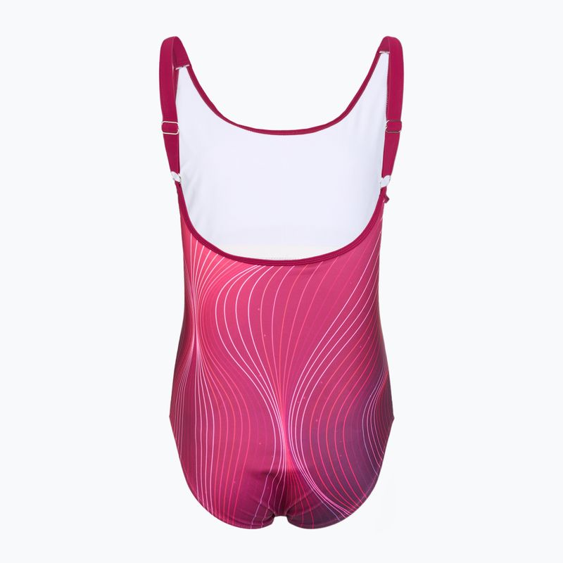 Costume intero donna RAS Bera U-Back garnet 2