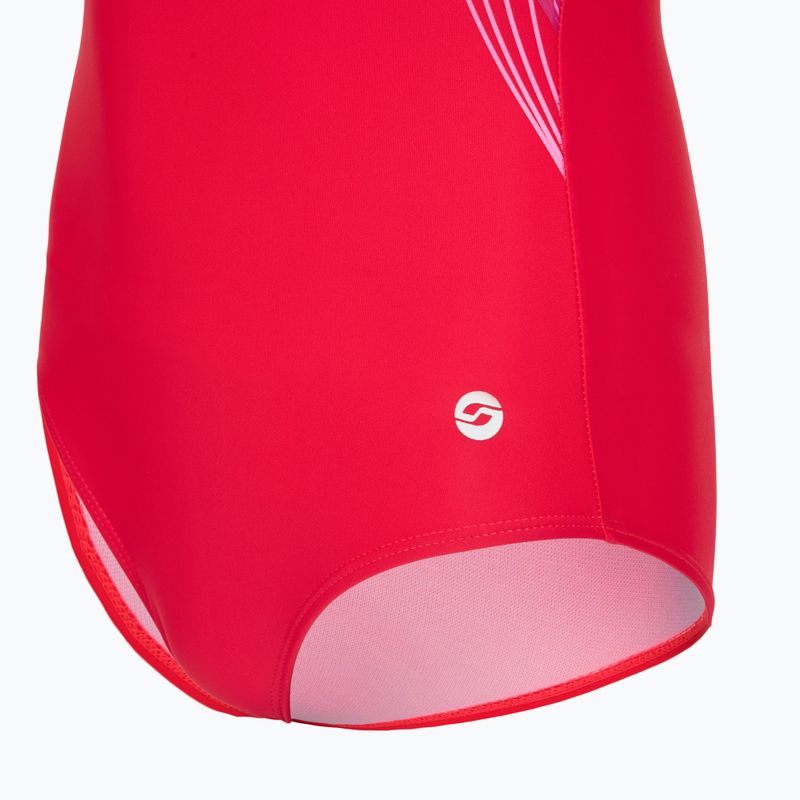 Costume intero da nuoto per bambini RAS Borneo Classic Back coral 3