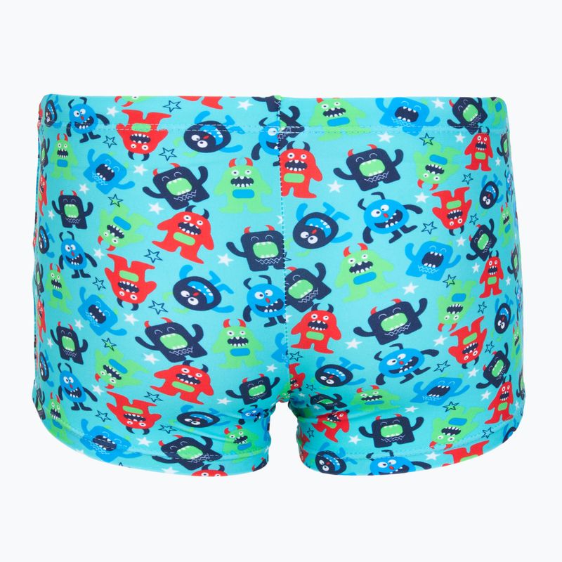 Boxer da bagno per bambini RAS Monsters Trunks turquoise 2