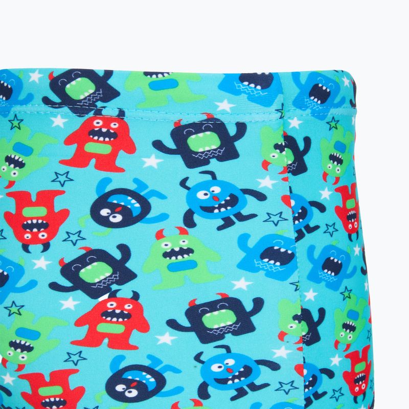 Boxer da bagno per bambini RAS Monsters Trunks turquoise 4