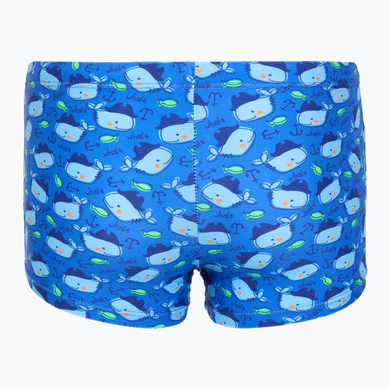 Boxer da bagno per bambini RAS Whale Trunks denim blue 2