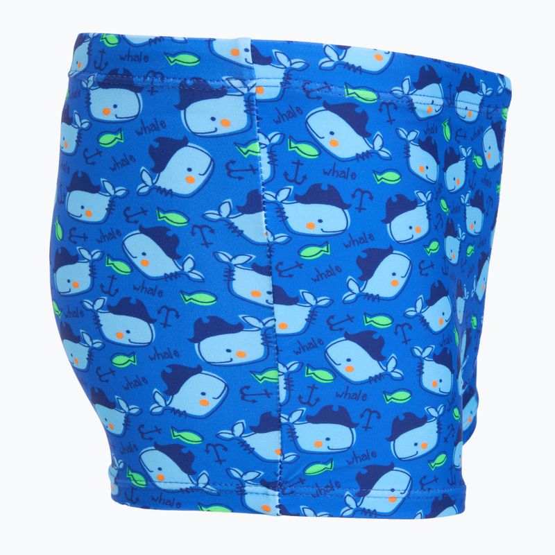 Boxer da bagno per bambini RAS Whale Trunks denim blue 3