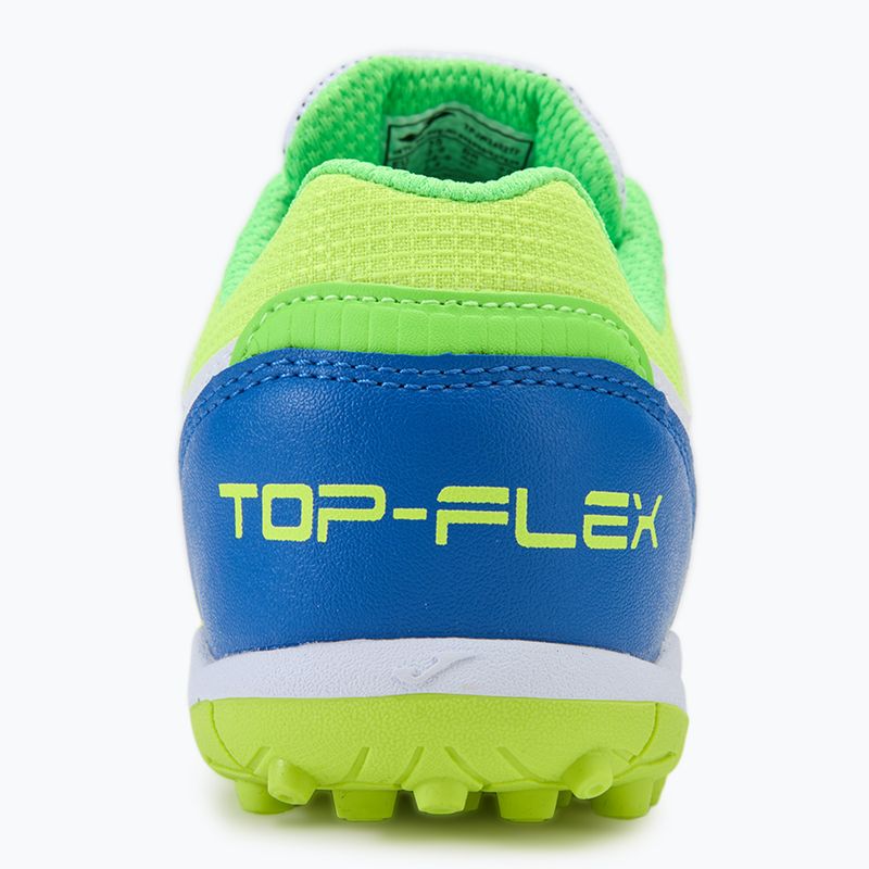 Scarpe da calcio per bambini Joma Top Flex TF bianco/blu reale 6