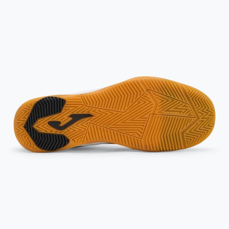 Scarpe da calcio da uomo Joma Cancha IN bianco/nero 4