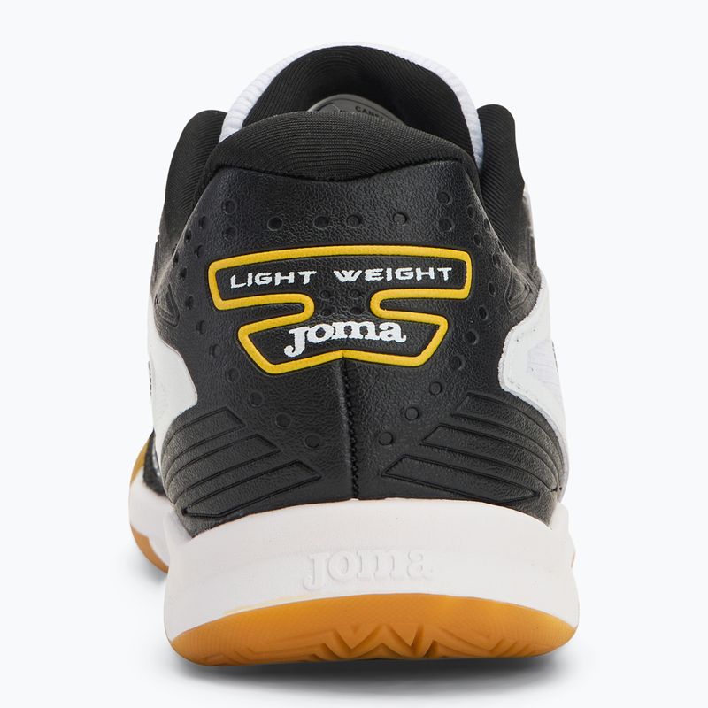 Scarpe da calcio da uomo Joma Cancha IN bianco/nero 6