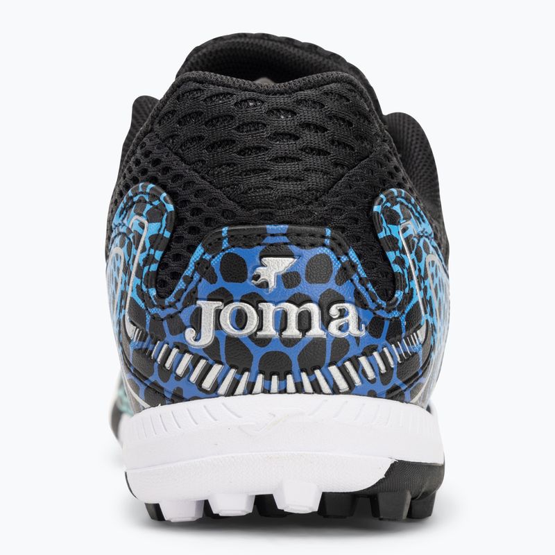 Scarpe da calcio Joma Maxima TF da uomo, nero/turchese 6