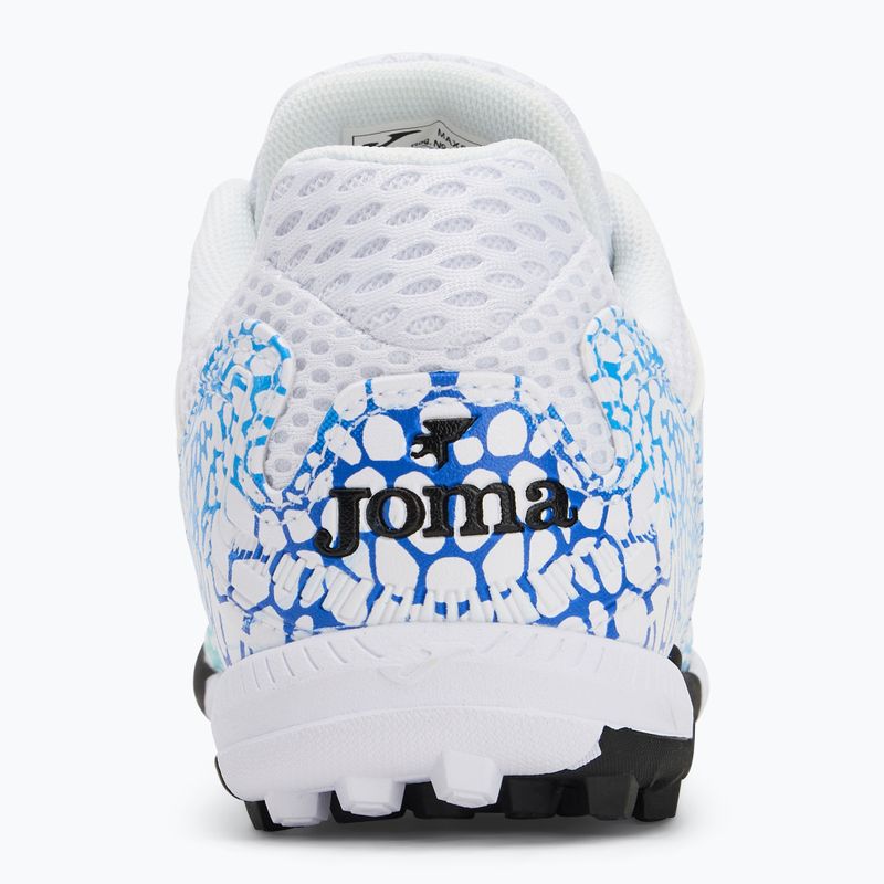 Scarpe da calcio Joma Maxima TF uomo bianco/turchese 6