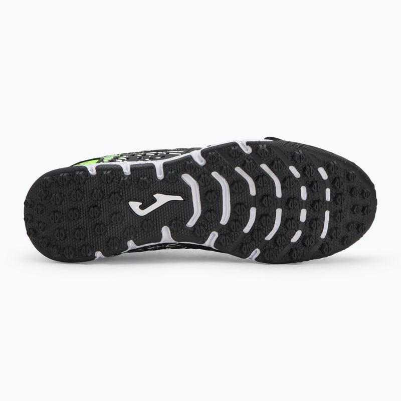 Scarpe da calcio Joma Mundial TF da uomo, nero/verde 4