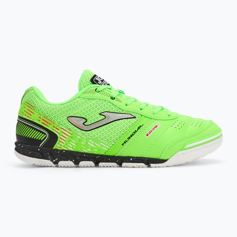 Scarpe da calcio da uomo Joma Mundial IN fluor verde 2