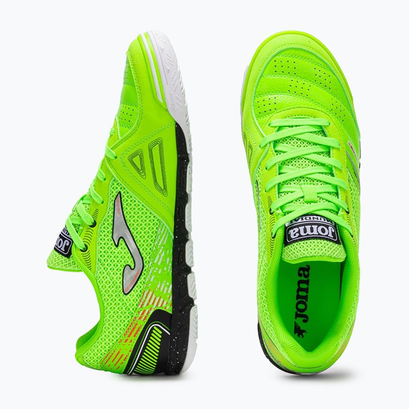 Scarpe da calcio da uomo Joma Mundial IN fluor verde 11
