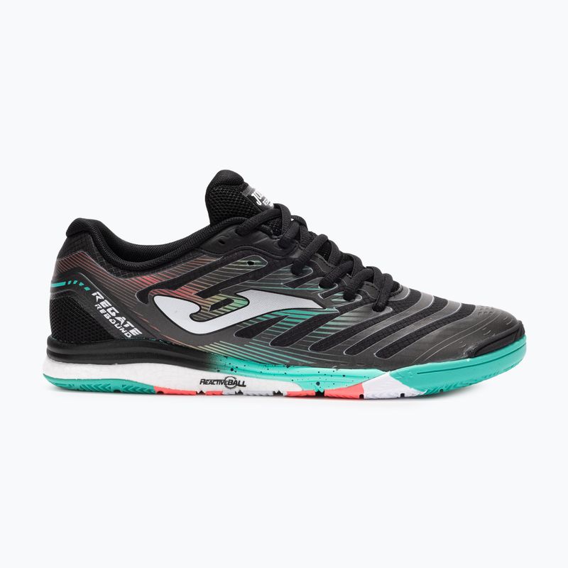 Scarpe da calcio Joma Regate Rebound IN da uomo, nero 8