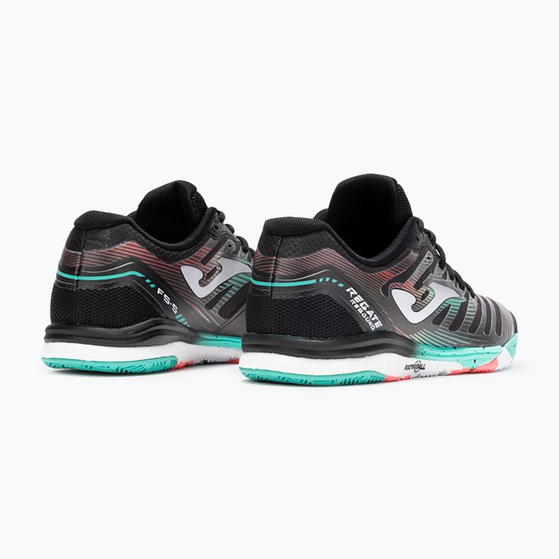 Scarpe da calcio Joma Regate Rebound IN da uomo, nero 10