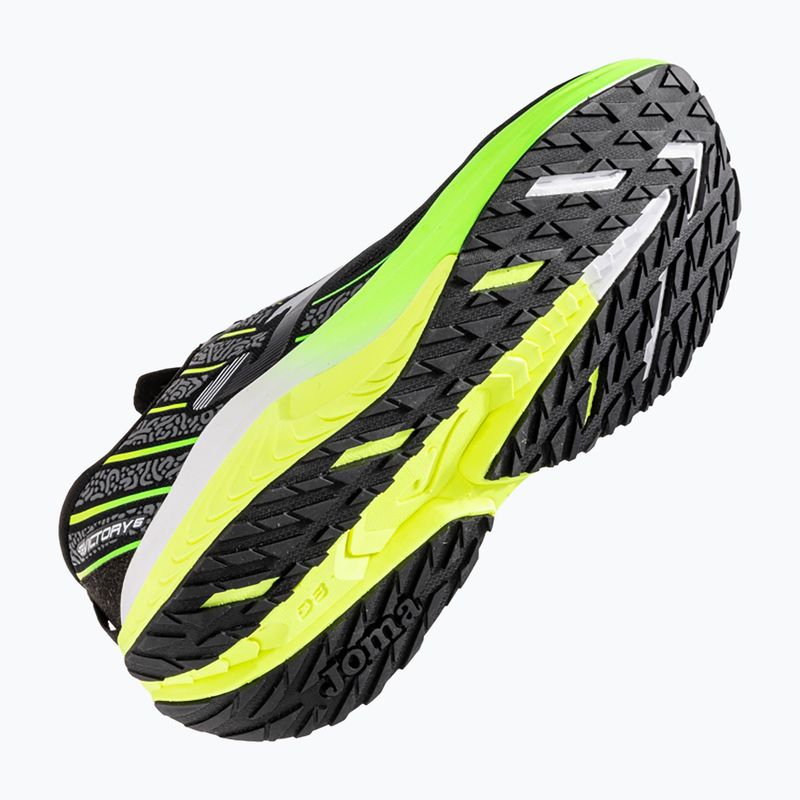 Scarpe da corsa da uomo Joma Victory nero 12