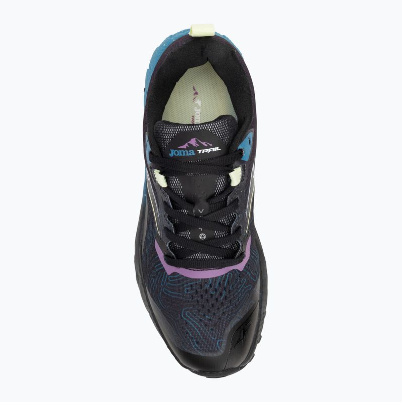 Scarpe da corsa da donna Joma Sima nero/blu 5