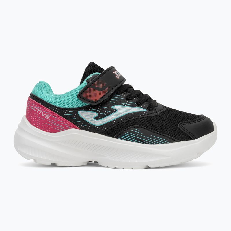 Scarpe da bambino Joma Active Jr nero/turchese 2