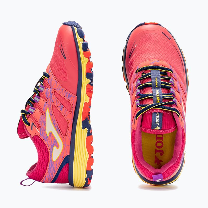 Scarpe da corsa Joma Sima Jr per bambini, color corallo 4